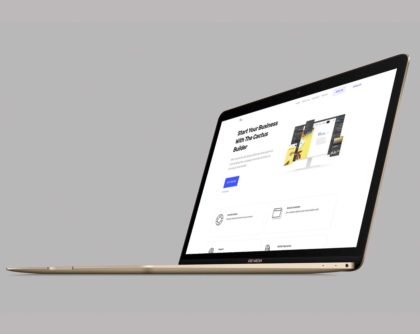 EATS web app ui/ux design by Reform Digital